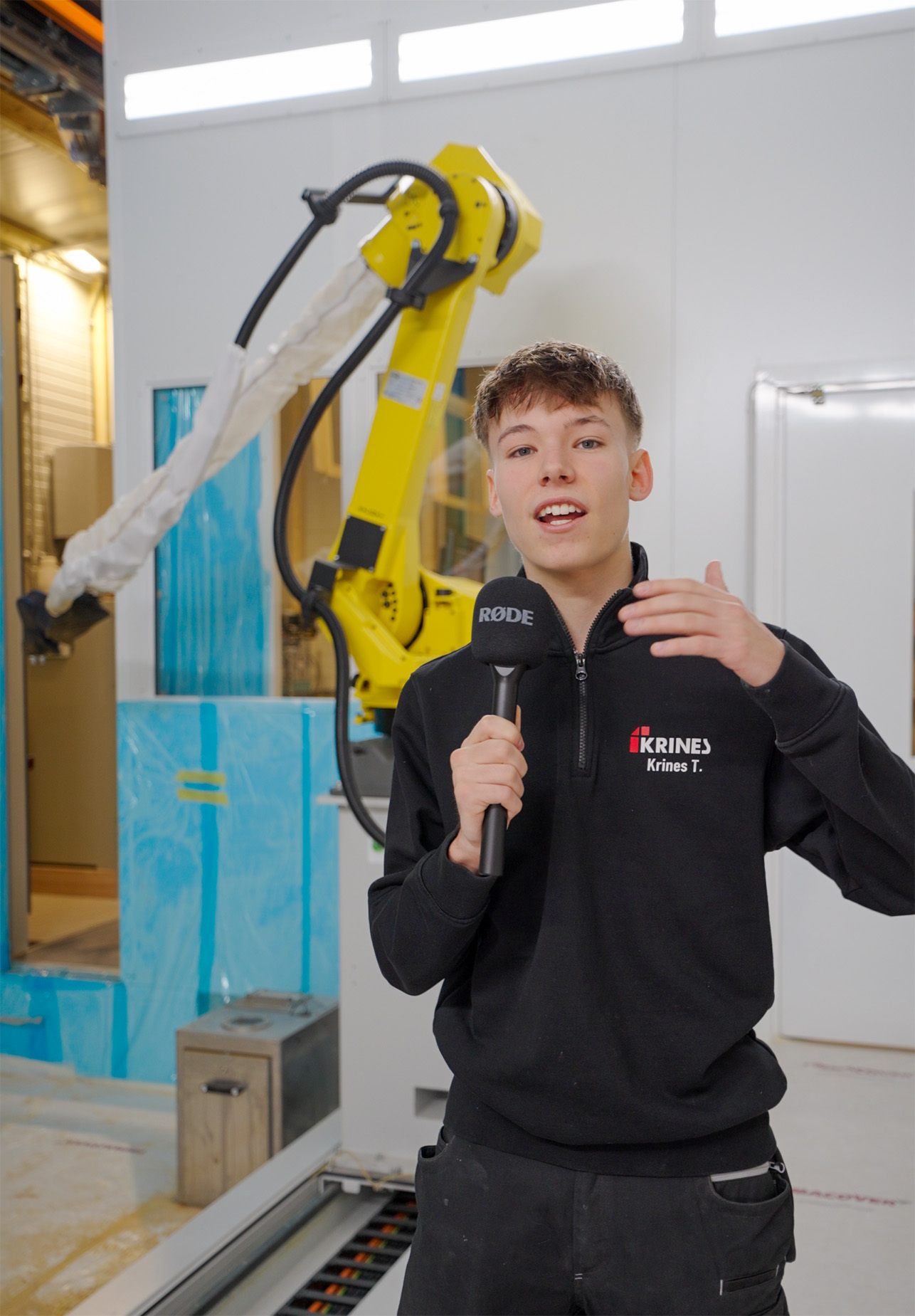 Lackierroboter bei Krines